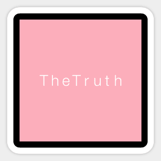 Pink The truth Limited Sticker